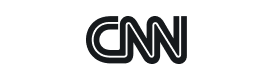 Mustavalkoinen logo: CNN